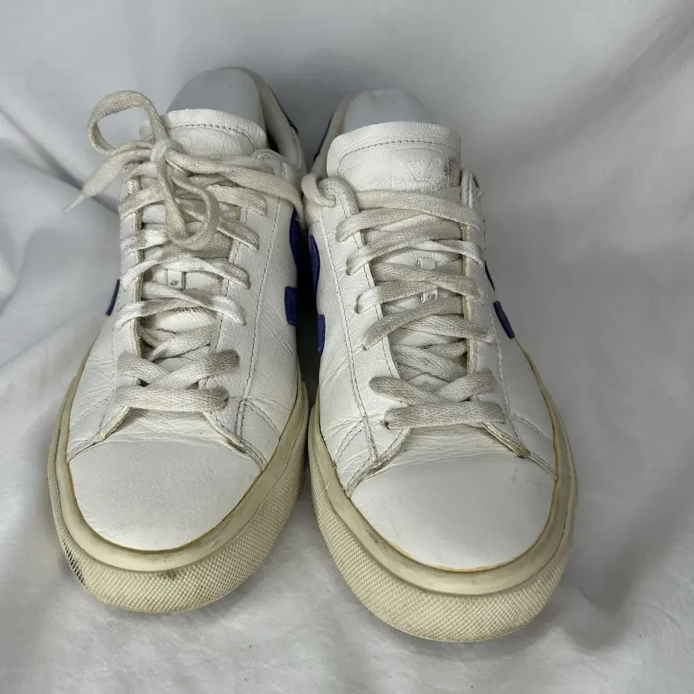 Veja Campo Cromefree Extra White Sneakers Low Top Casual Shoes Size 9